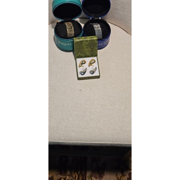 Easy Haute Women's Earrings One Size Silver and Gold - Picture 10 of 13